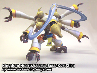 Kingdom Hearts secret Boss Kurt Zisa – Ninjatoes' papercraft webpage
